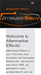 Mobile Screenshot of aftermarketeffects.com